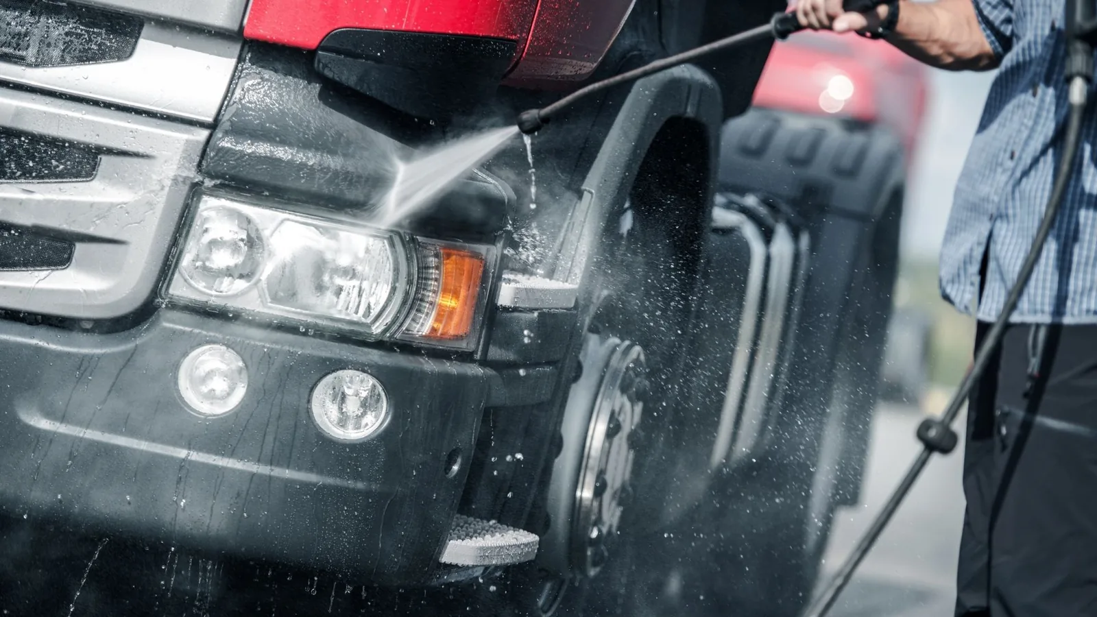 Commercial truck pressure washing in Birmingham AL